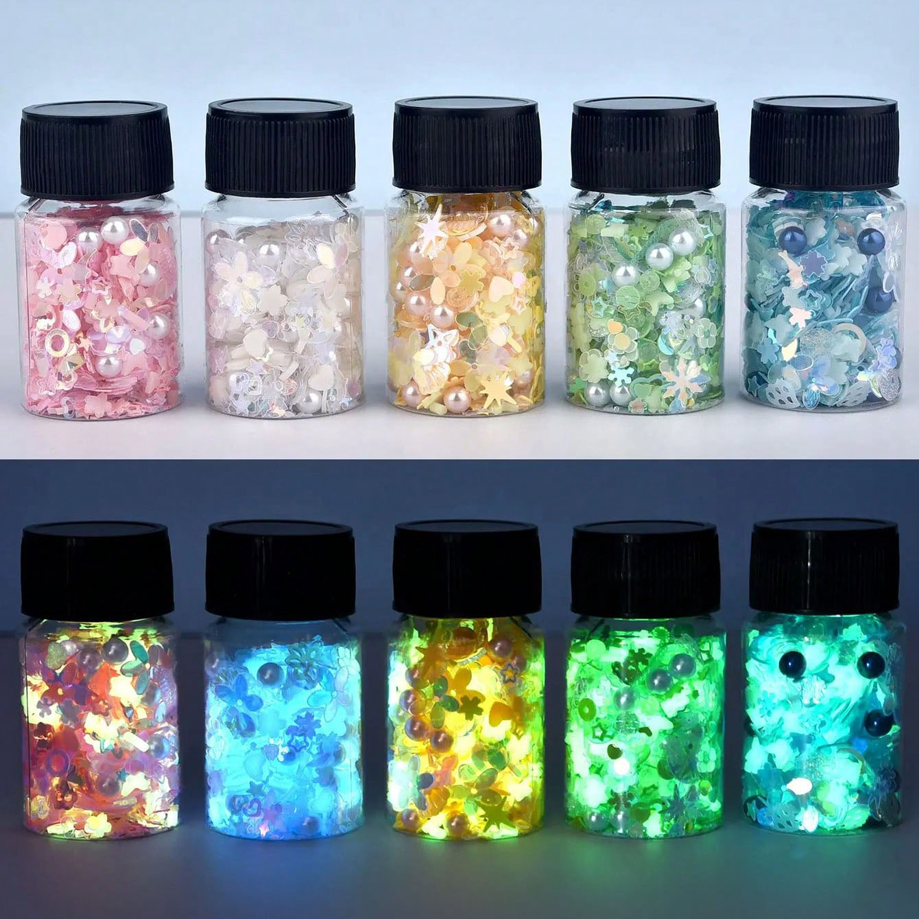 Resin Art Clay - 1Pcs Mixed Luminous Soft Clay Resin