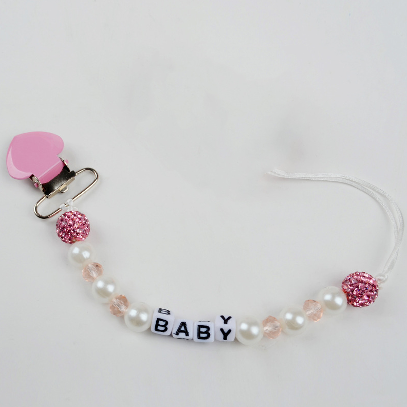 Resin Art Clay - New Infant Baby Pacifier Clip Chain