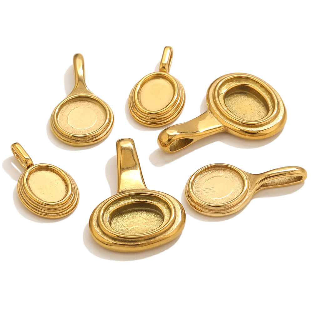 Resin Art Essentials - 5pcs Stainless Steel Round Oval Trays