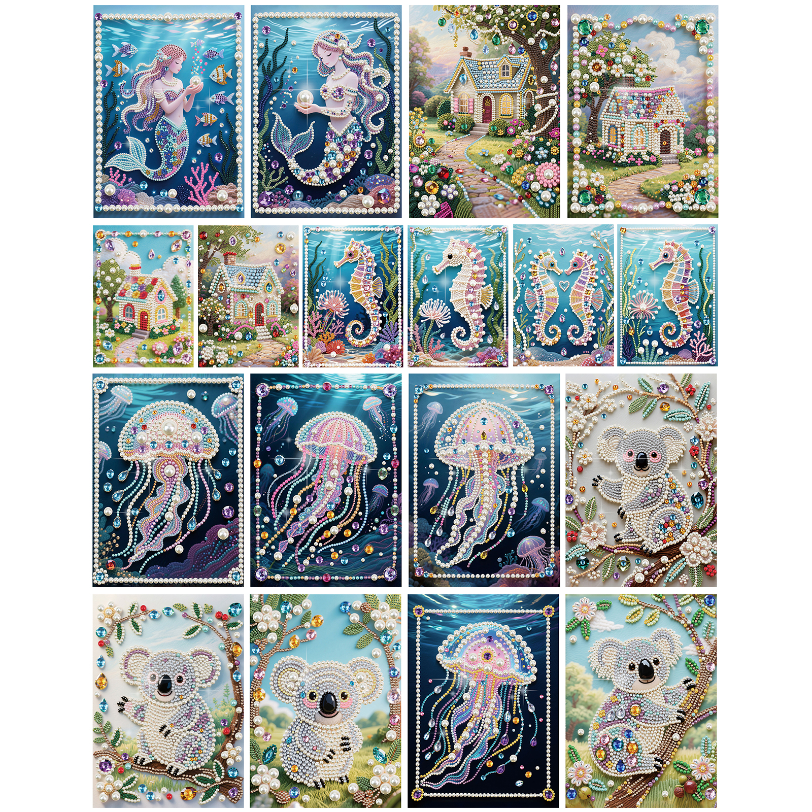 Resin Art Kits For Adults - Dream DIY Partial Diamond Pearl Painting