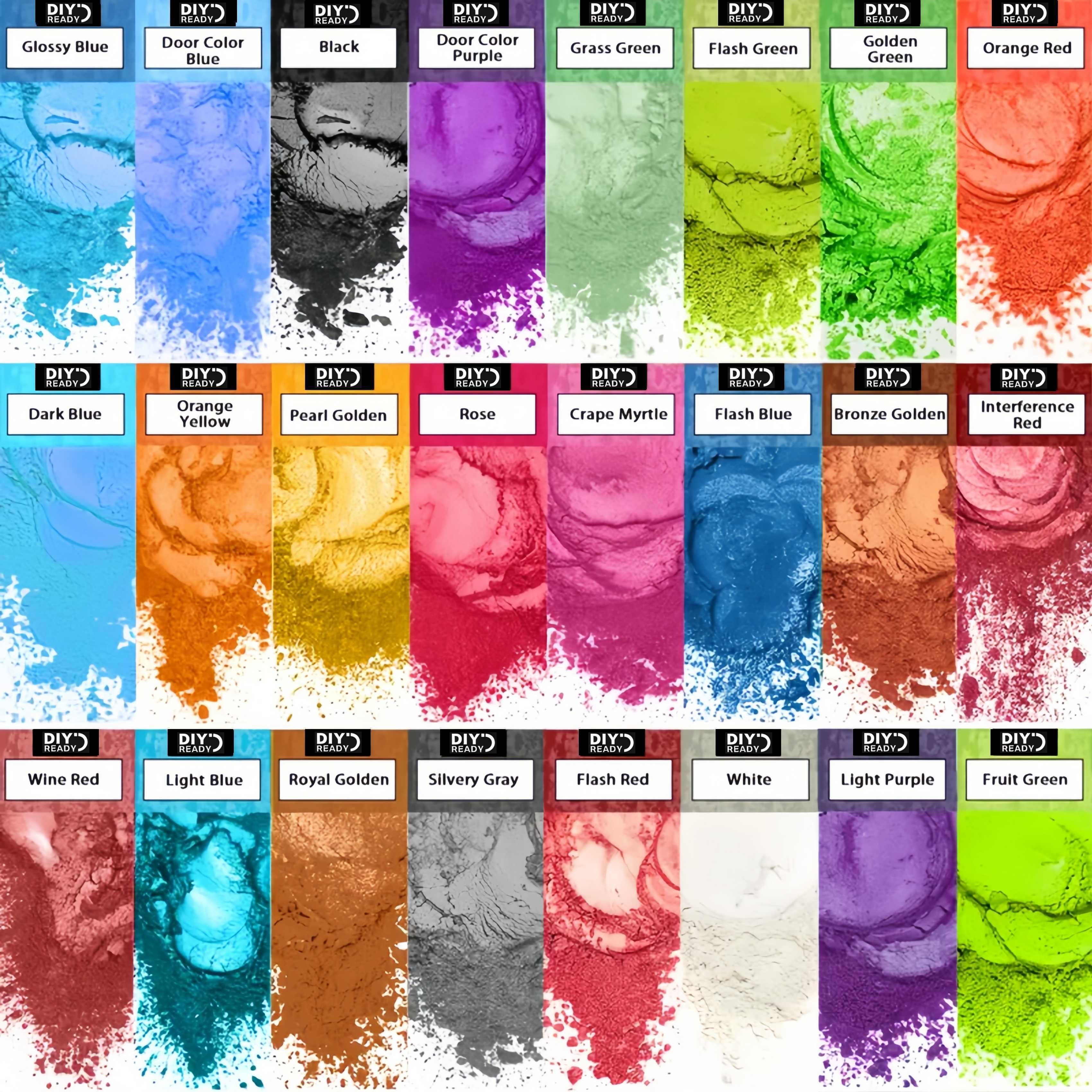 Resin Dye Opaque - 24 Colors/8 Colors 5g 0.18oz Pearlescent