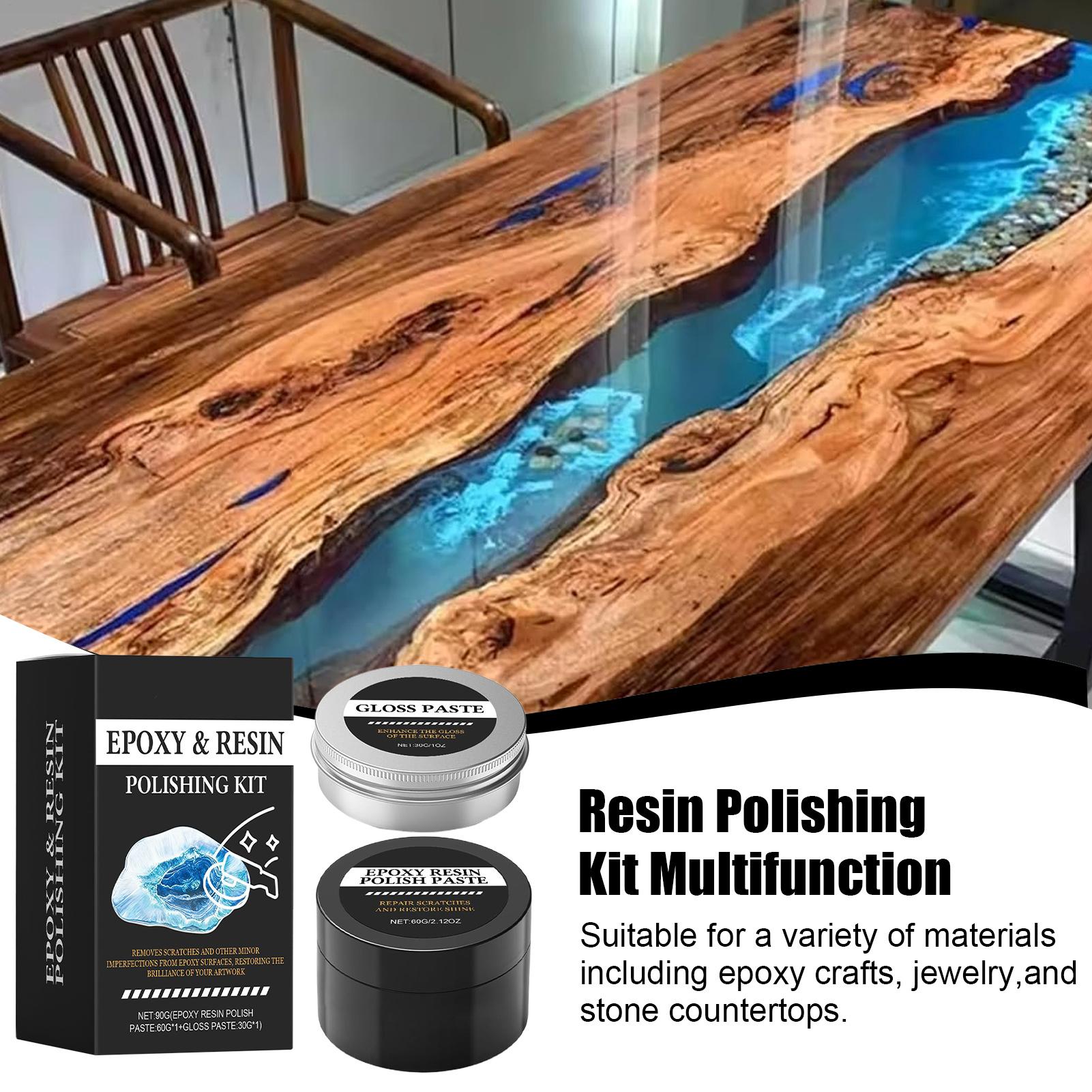 Resin Art Work - Epoxy Resin Polishing Kit - Creamy