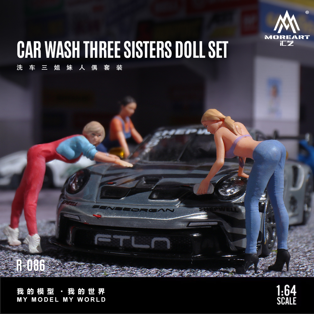 Resin Art And Decor - More Art 1:64 Three Sisters Car