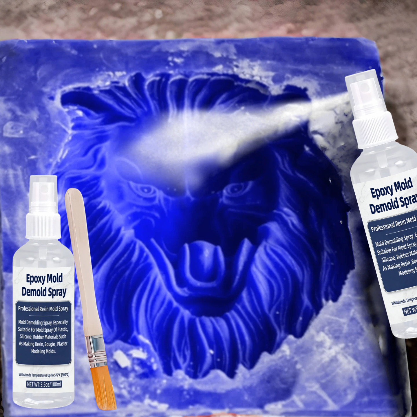 Release Spray Silicone - Epoxy Mold Release Spray, Smooth Demolding