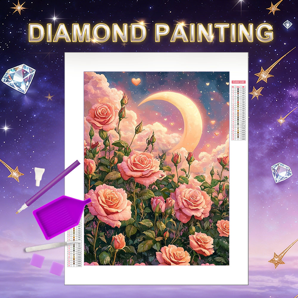 Resin Art Rose - HUACAN 5d Diy Diamond Painting Novelties