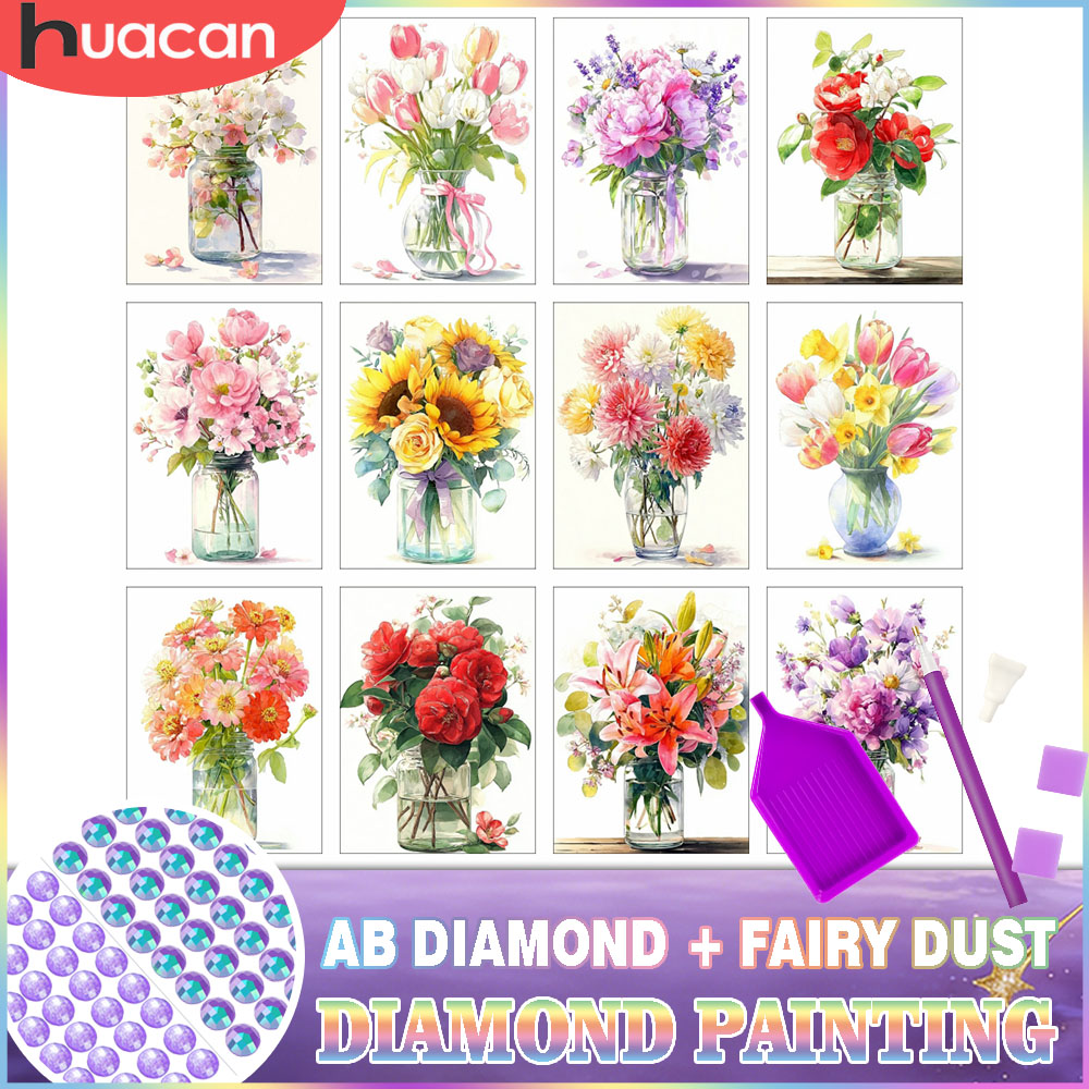 Resin Art Rose - HUACAN Diamond Art Painting Rose Flower