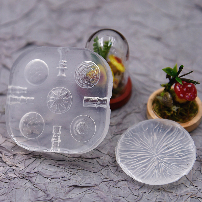 Resin Art Clay - 2pcs/set Mini Mushroom Silicone Mold Ultra-light