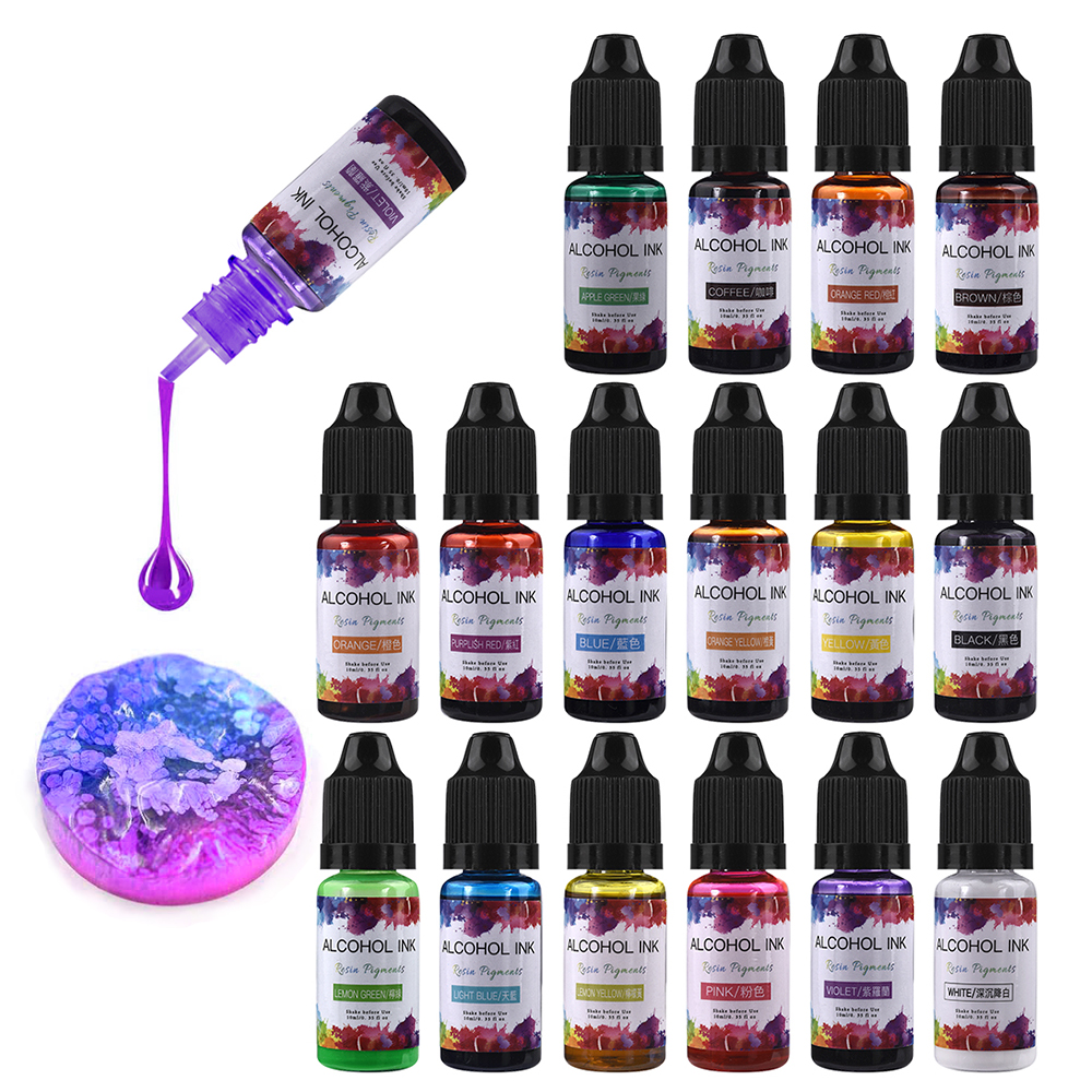 Resin Dye Opaque - 22Colors 10ml UV Epoxy Resin Pigment