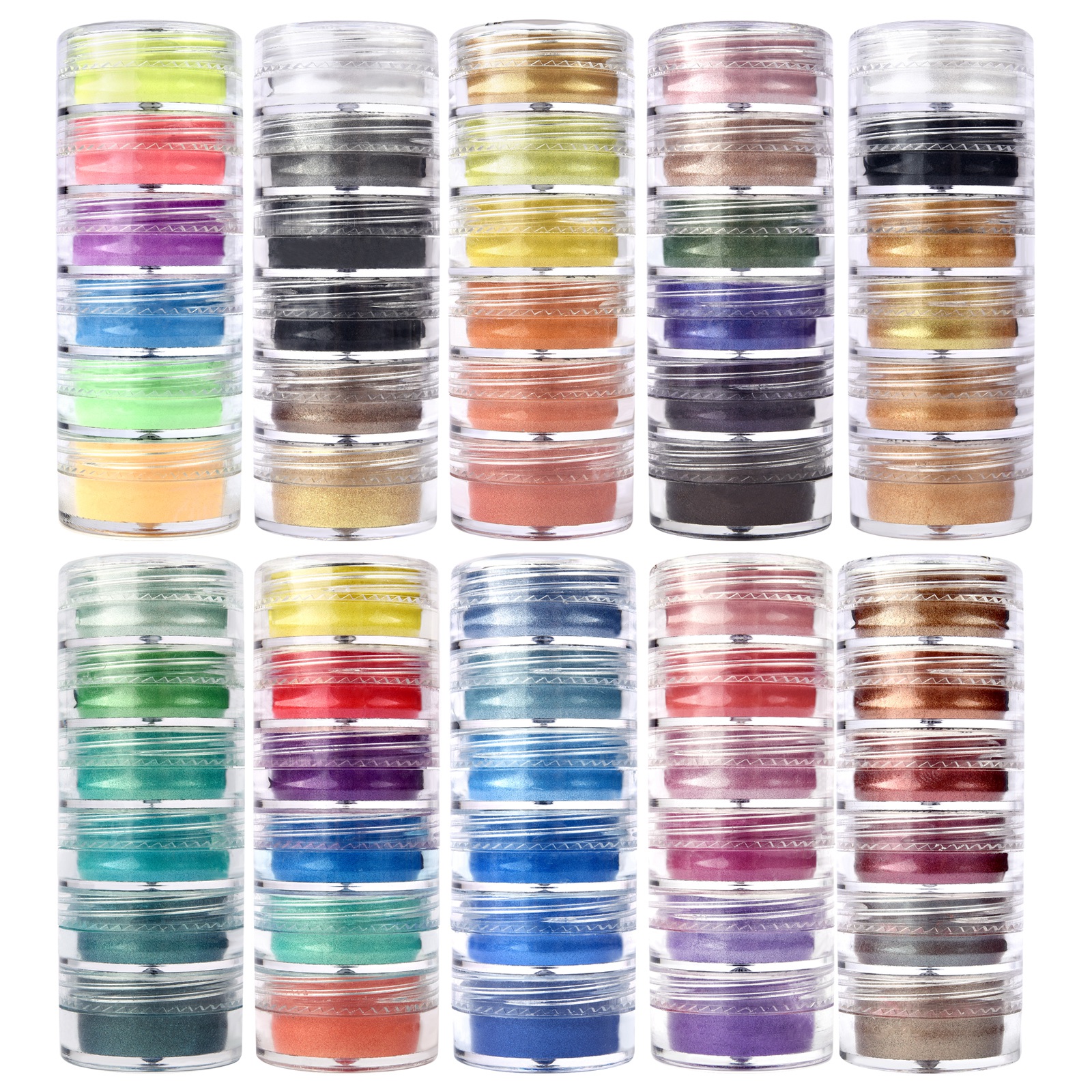 Resin Dye Opaque - 6 Colors/Set Pearlescent Powder Resin Pigment