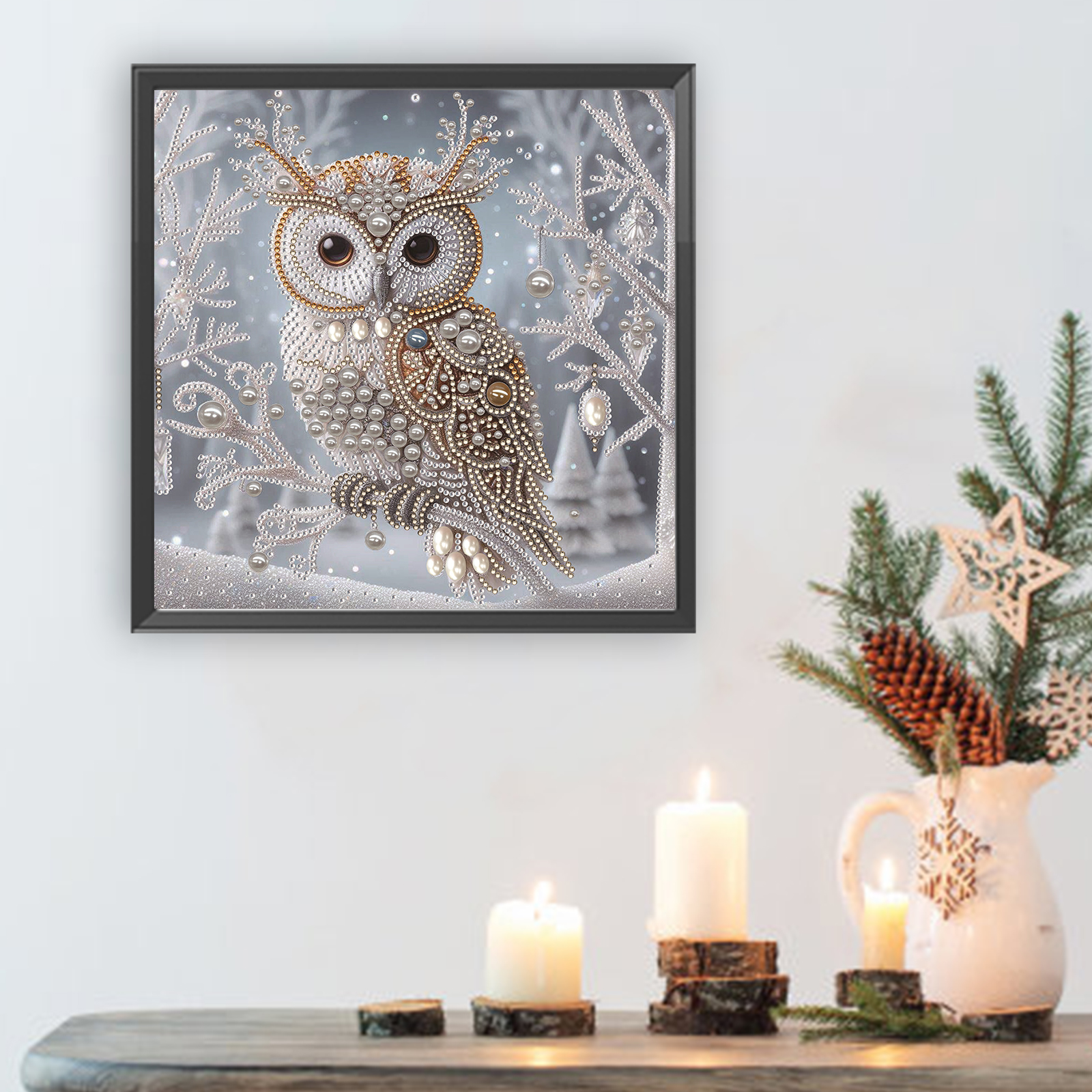 Resin Art Kits For Adults - Owl Special Shaped 5D DIY Partial