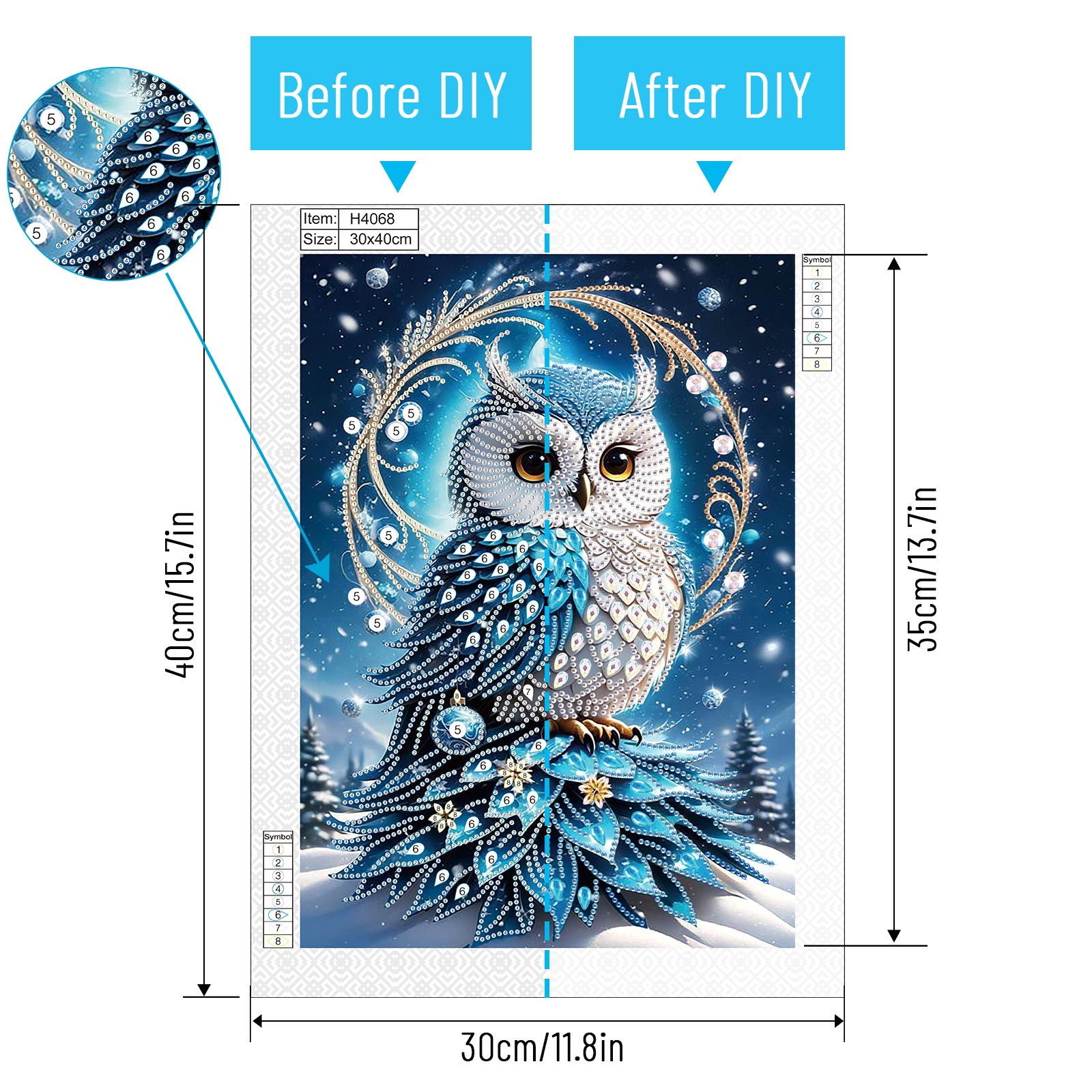 Frameless,Special Shape Diamon – Resin Art Work Bewertung und Preis