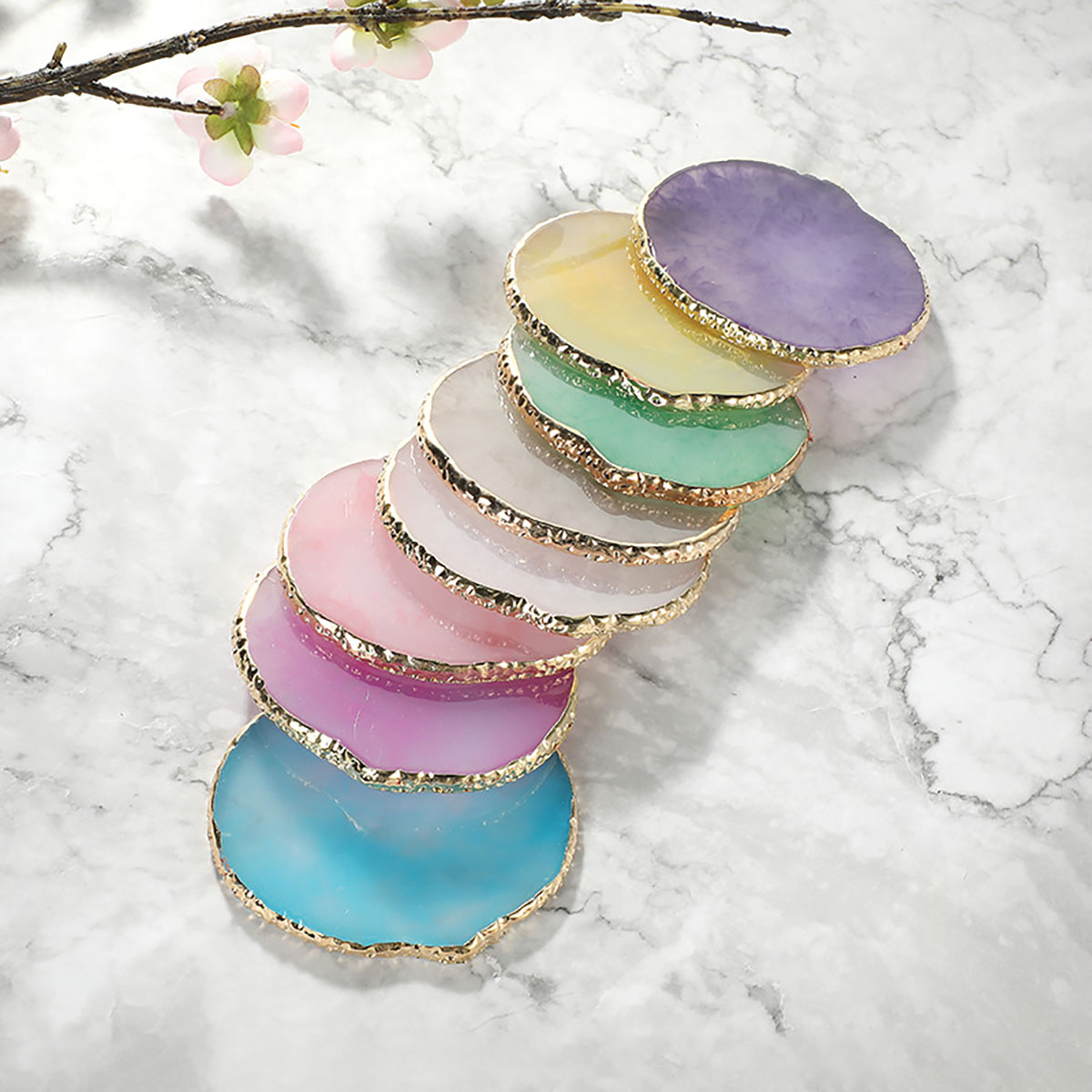 Irregular Multi Colour Resin J – Resin Art Necklace Bewertung und Preis