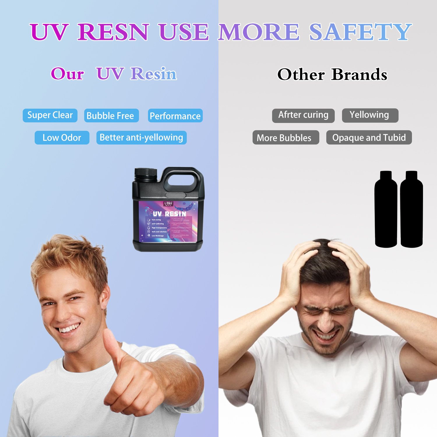 Bulk UV Resin Crystal Clear La – Resin Art Epoxy Bewertung und Preis