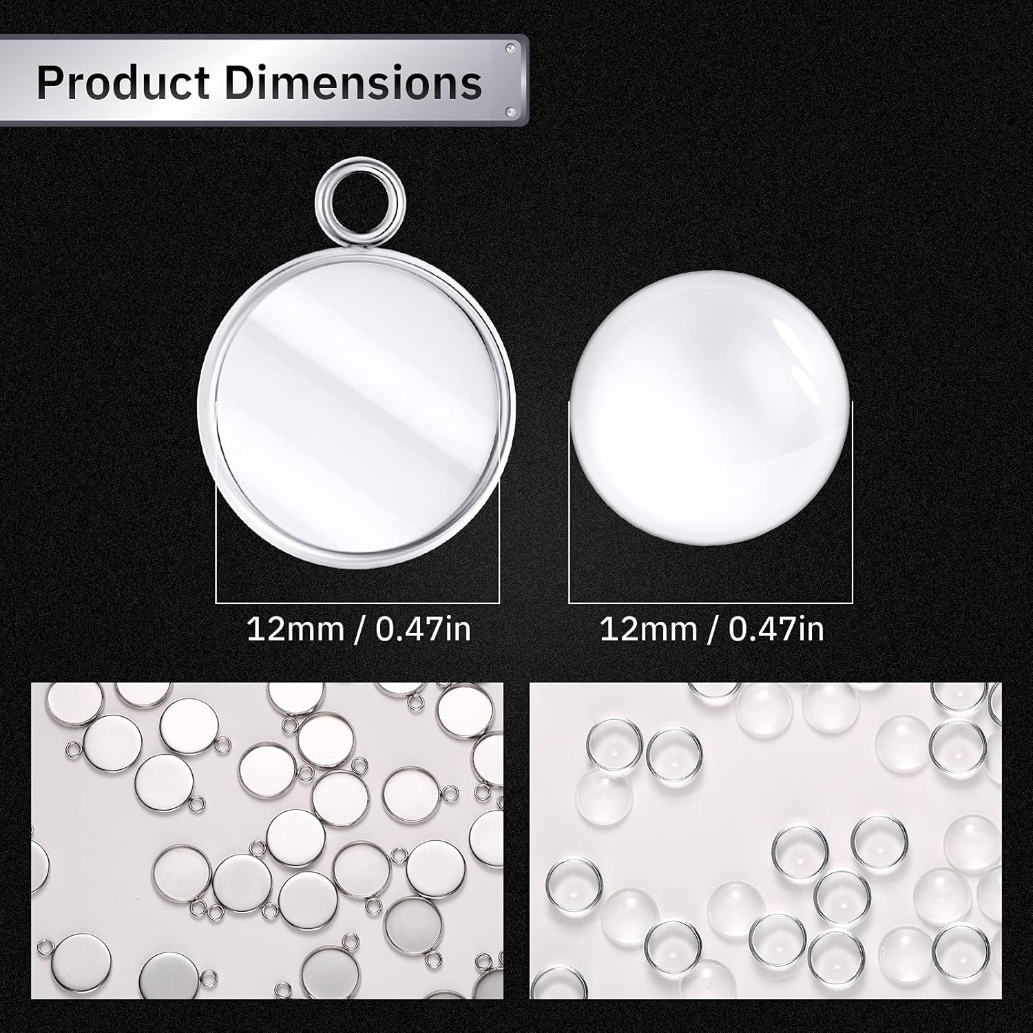 20 Pieces Stainless Steel Roun – Resin Art Diy Bewertung und Preis