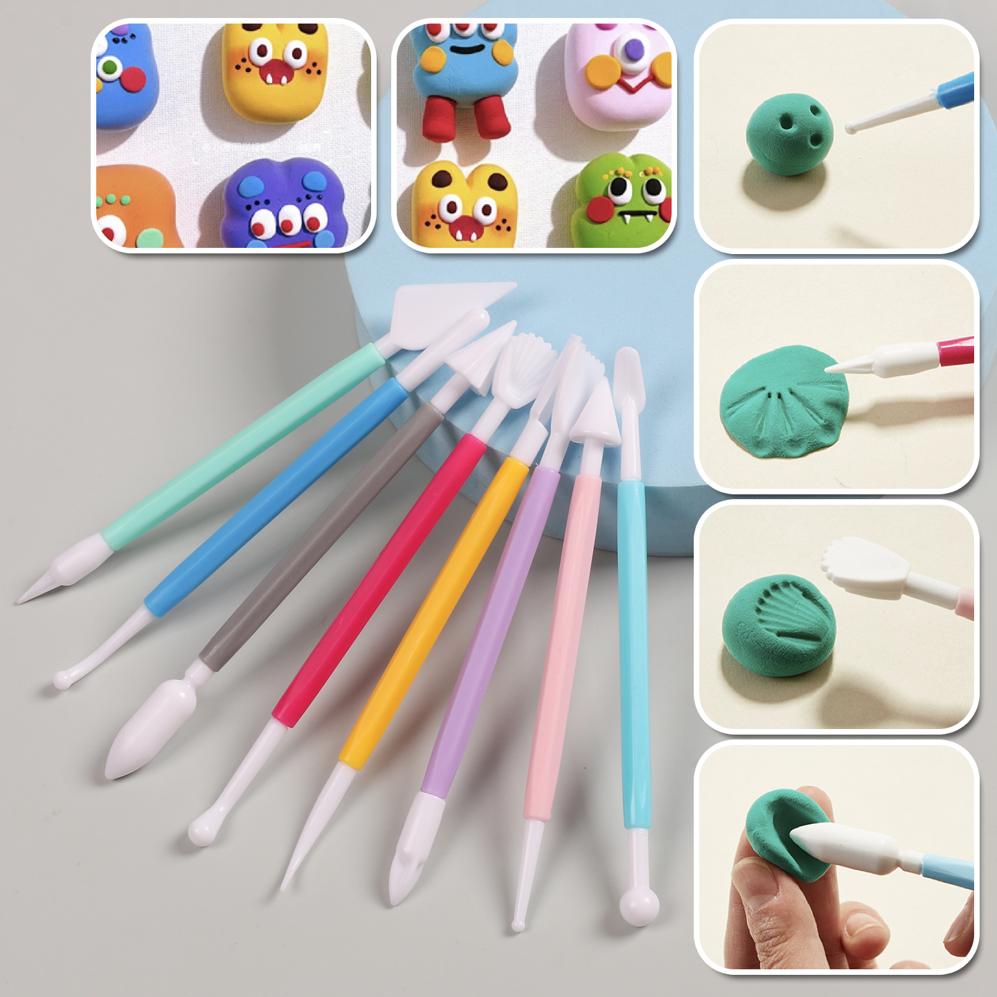 8 Pieces Handmade Pottery Tool – Resin Art Diy Bewertung und Preis