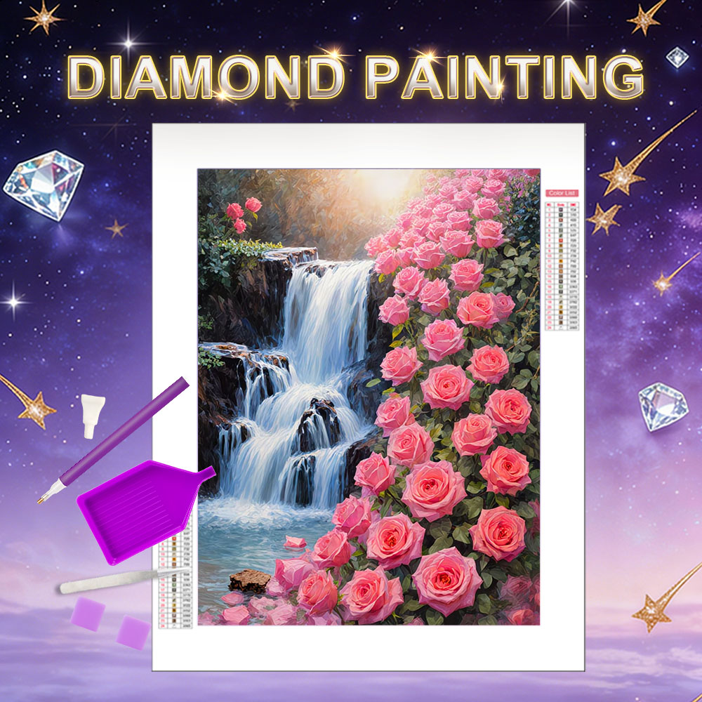 HUACAN Diamond Mosaic Kits Ros – Resin Art Rose Bewertung und Preis