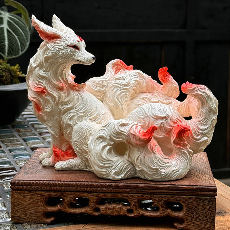 Nine-tailed fox ornaments fox  – Resin Art Anniversary Gift Bewertung und Preis