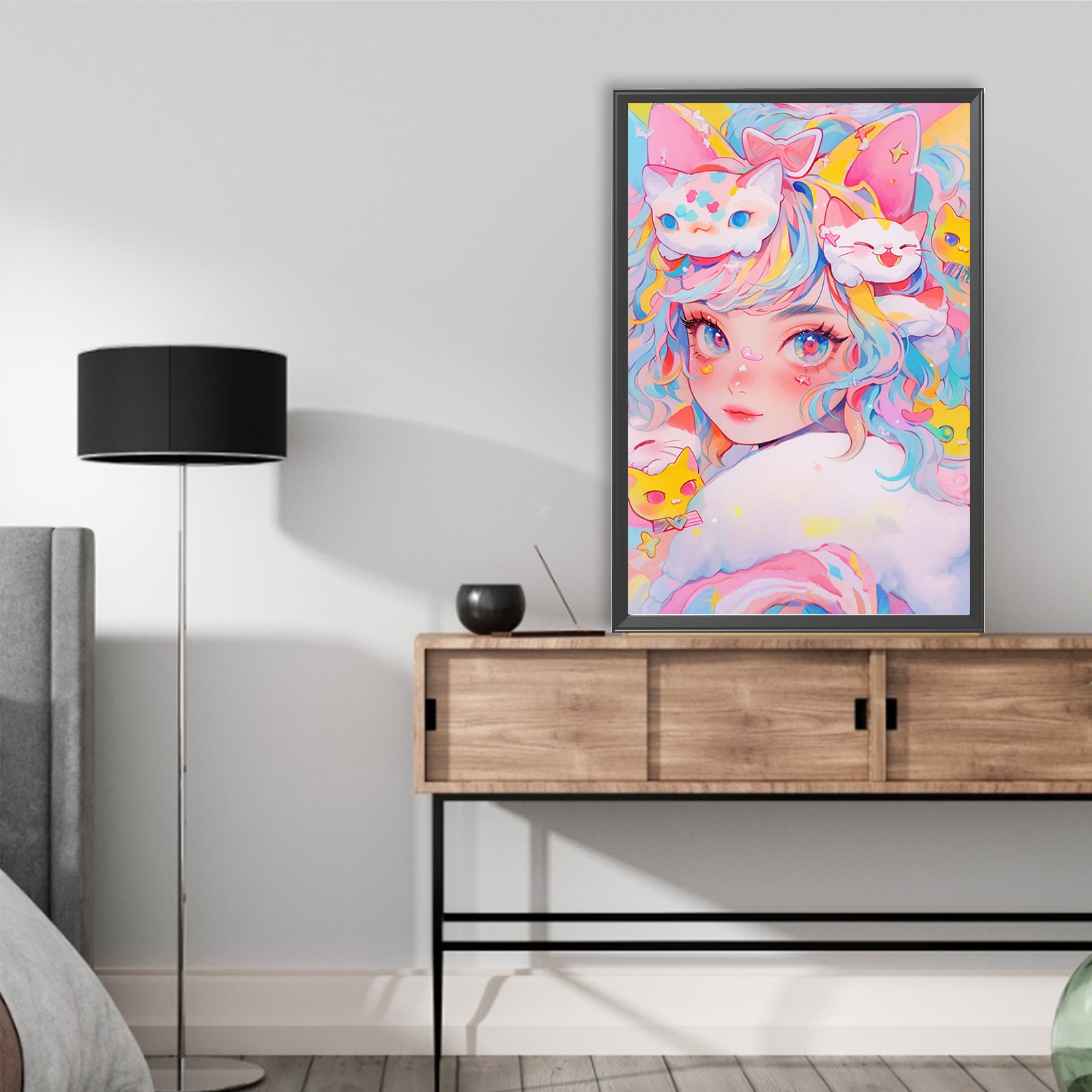 Cartoon Girl Full DIY 5D Round – Resin Art Kits For Adults Bewertung und Preis