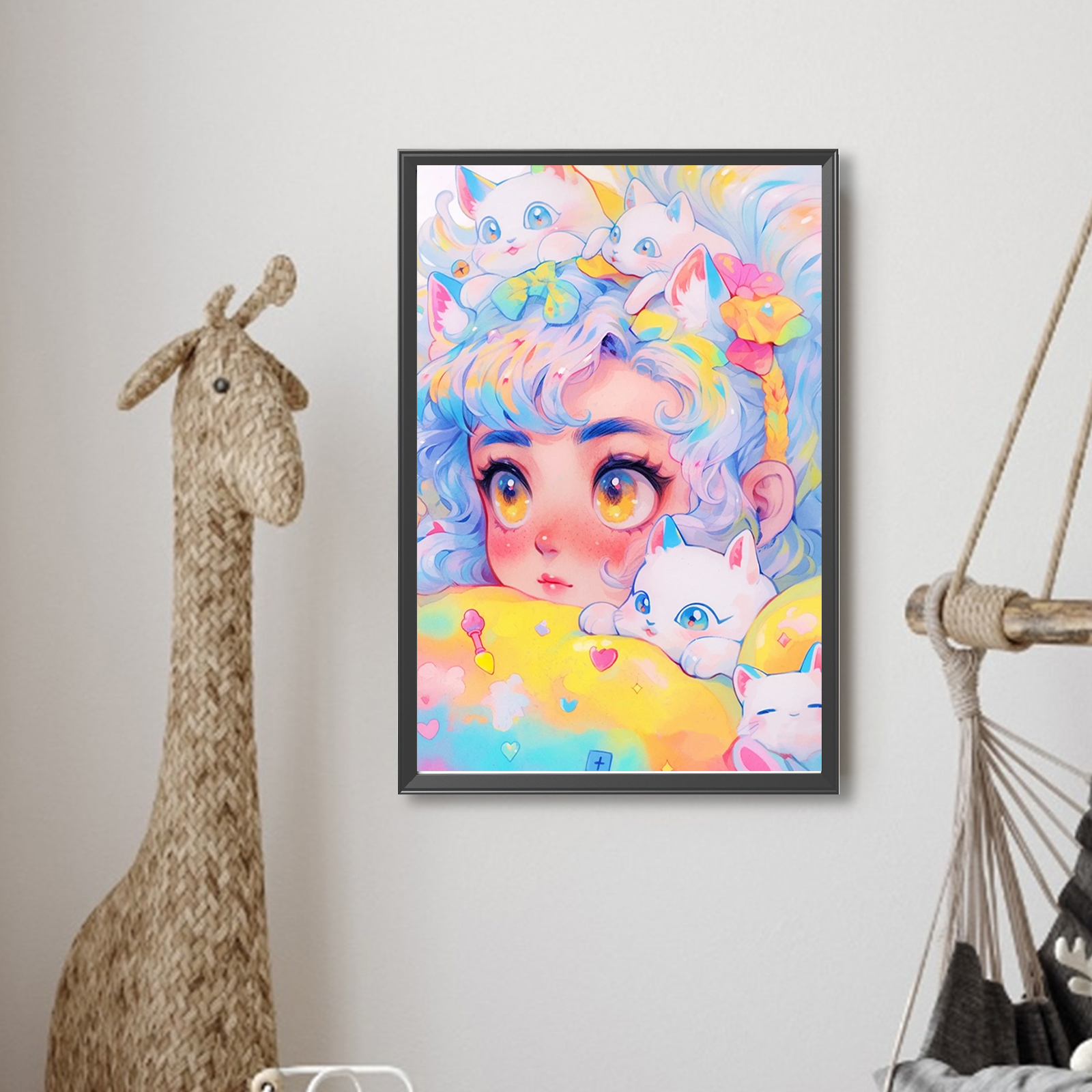 Cartoon Girl Full DIY 5D Round – Resin Art Kits For Adults Bewertung und Preis