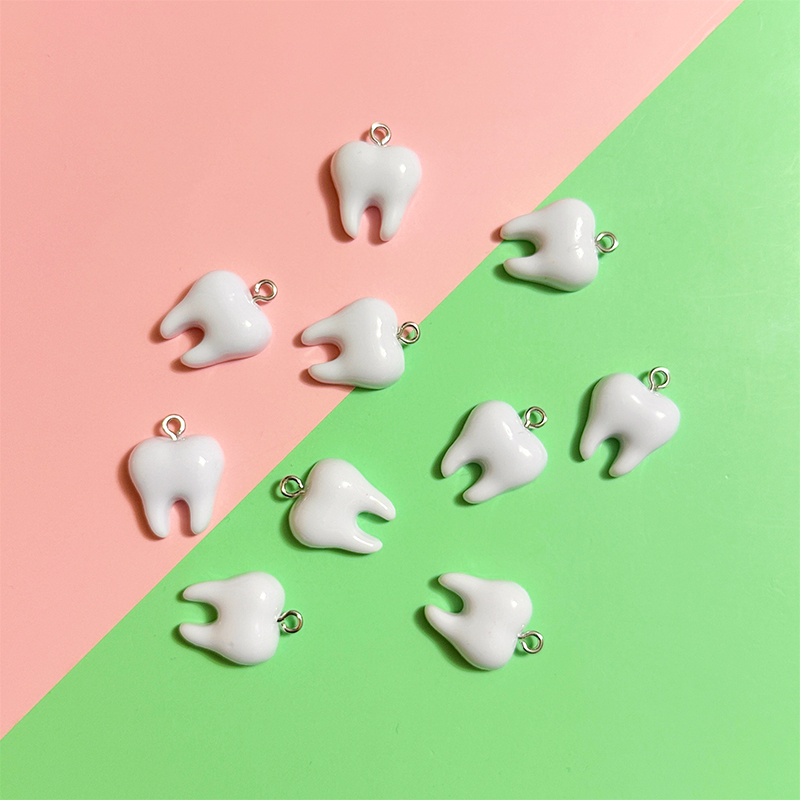 10pcs Cute White Teeth Resin P – Resin Art Essentials Bewertung und Preis