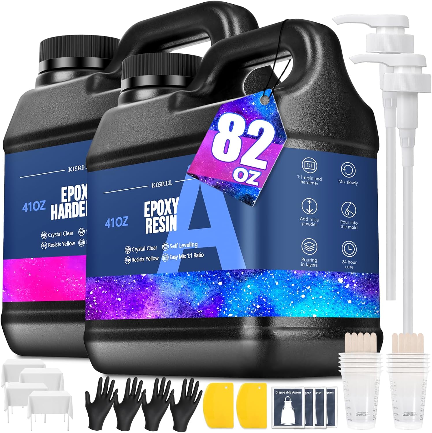 Crystal Clear Epoxy Resin Kit  – Resin Art Epoxy Bewertung und Preis