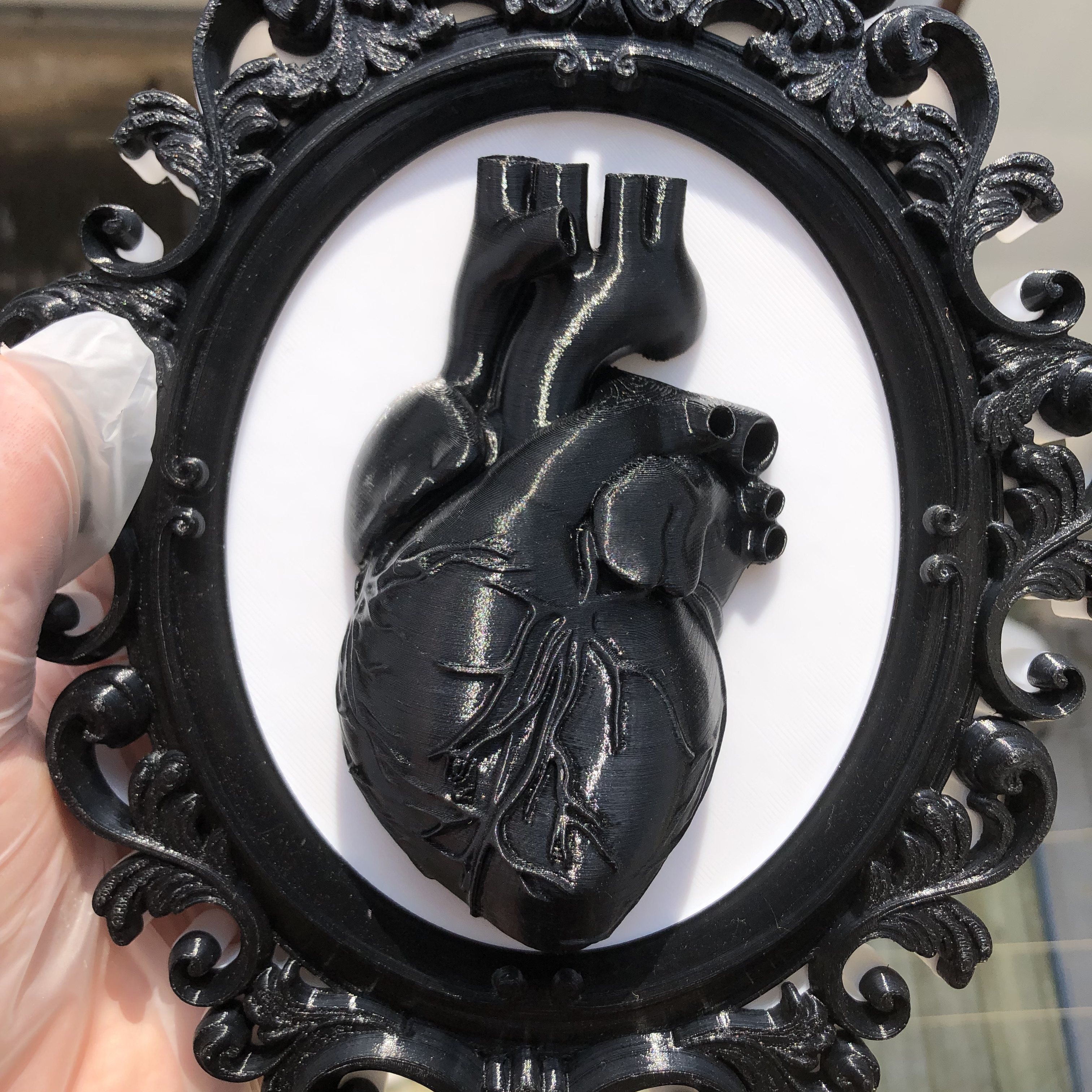 Heart Photo Frame Wall Art Dec – Resin Art Anniversary Gift Bewertung und Preis