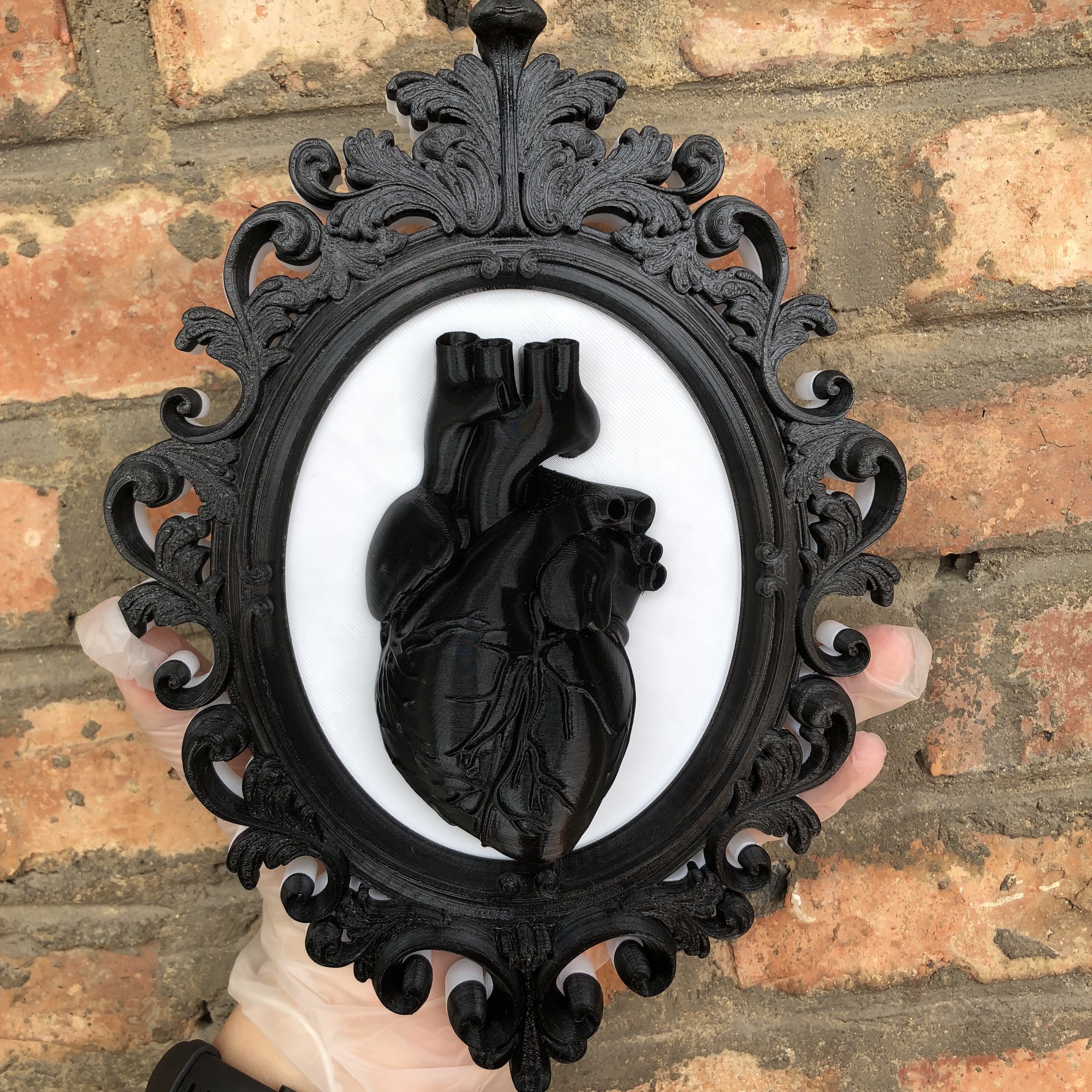 Heart Photo Frame Wall Art Dec – Resin Art Anniversary Gift Bewertung und Preis