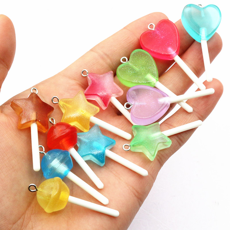 10pcs Mixed Colors Resin Cute  – Resin Art With Flowers Bewertung und Preis