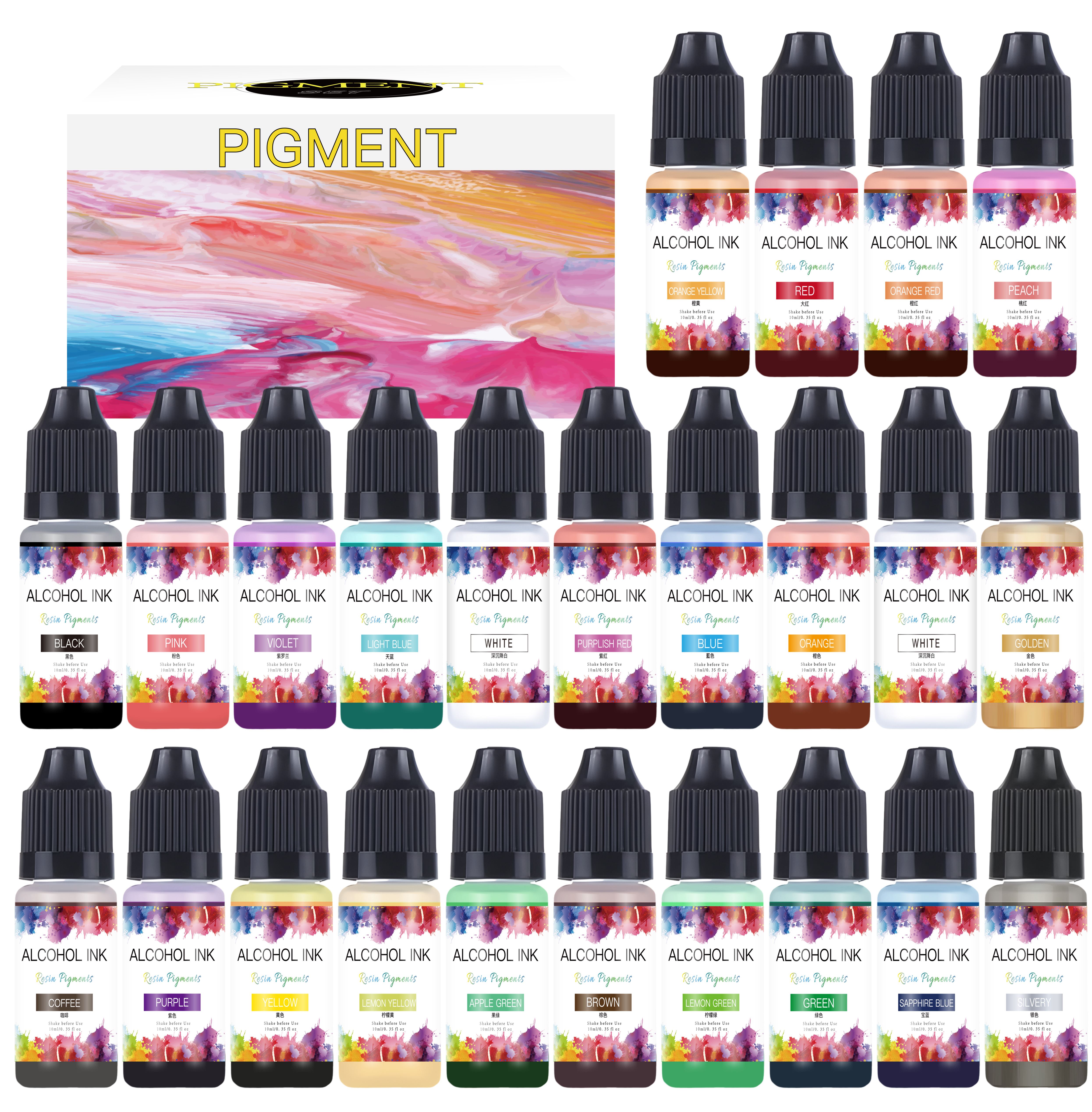 10ml Alcohol Ink Art Epoxy Res – Resin Dye Opaque Bewertung und Preis