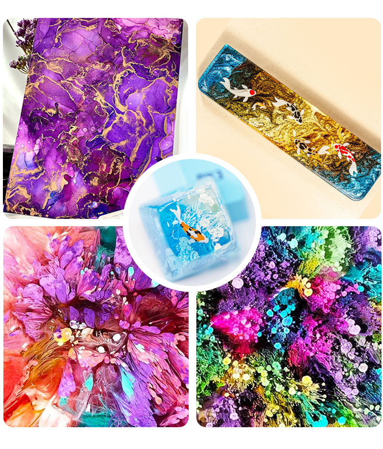 10ml Alcohol Ink Art Epoxy Res – Resin Dye Opaque Bewertung und Preis