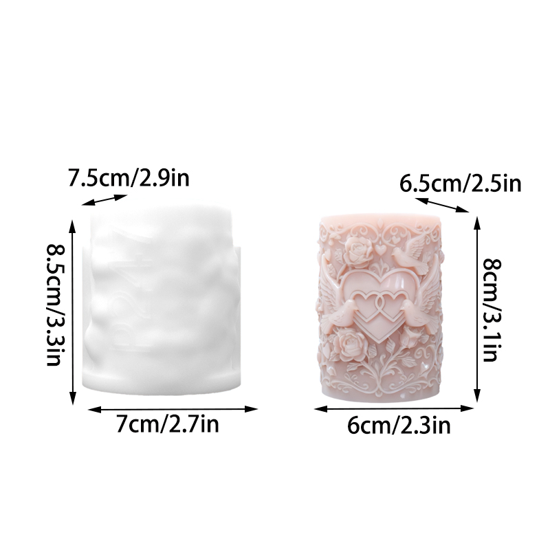 Double Heart Connected White D – Resin Art Rose Bewertung und Preis