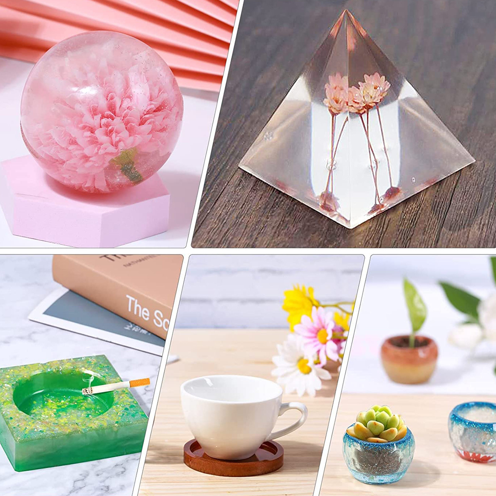 2Sets Transparent Epoxy Resin  – Resin Art Epoxy Bewertung und Preis