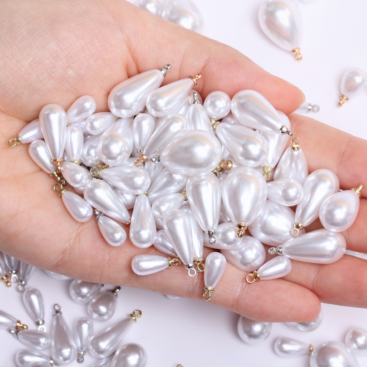 100pcs/bag 10/14/16/18mm Brigh – Resin Art Necklace Bewertung und Preis