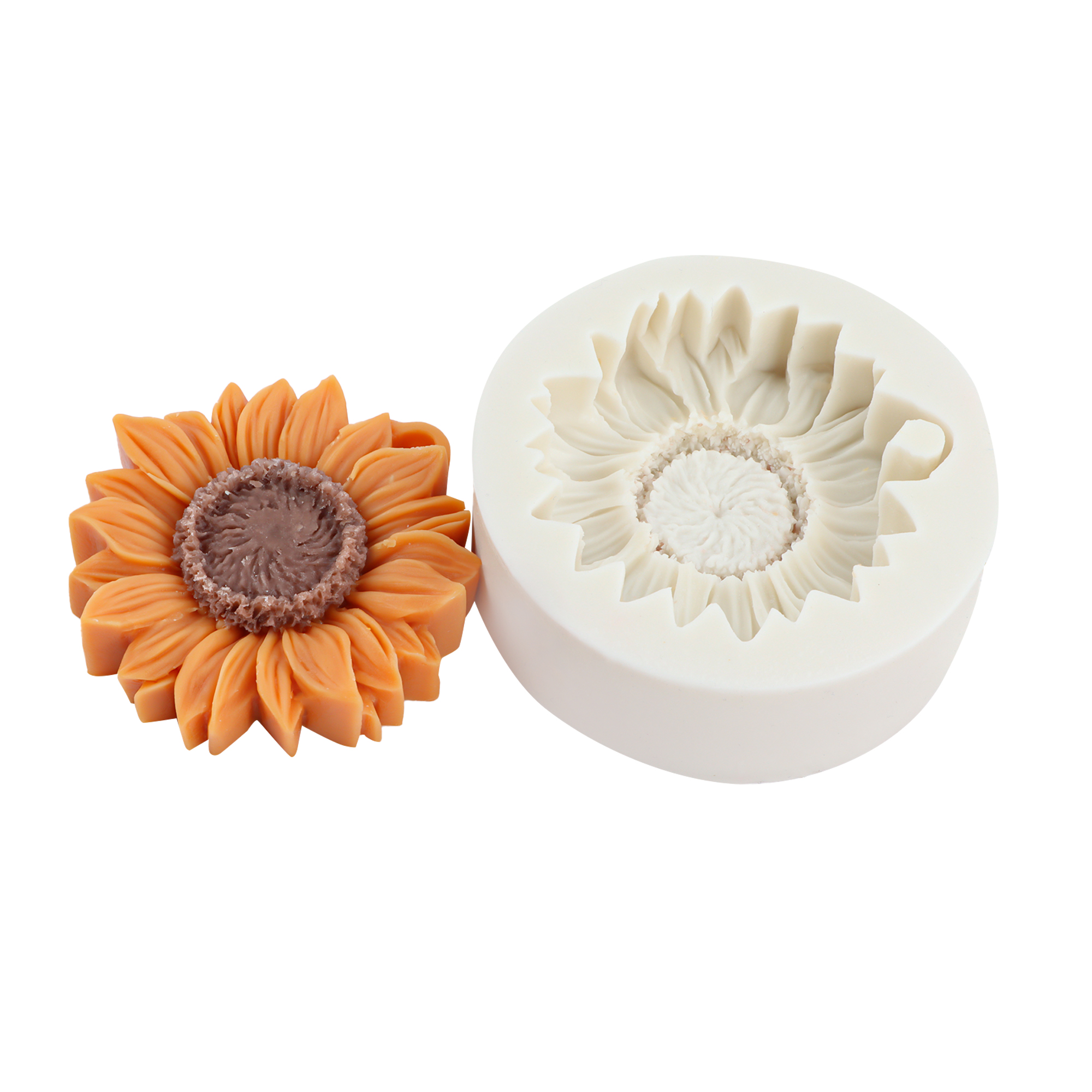3D Sunflower Candle Mold Silic – Resin Art Clay Bewertung und Preis
