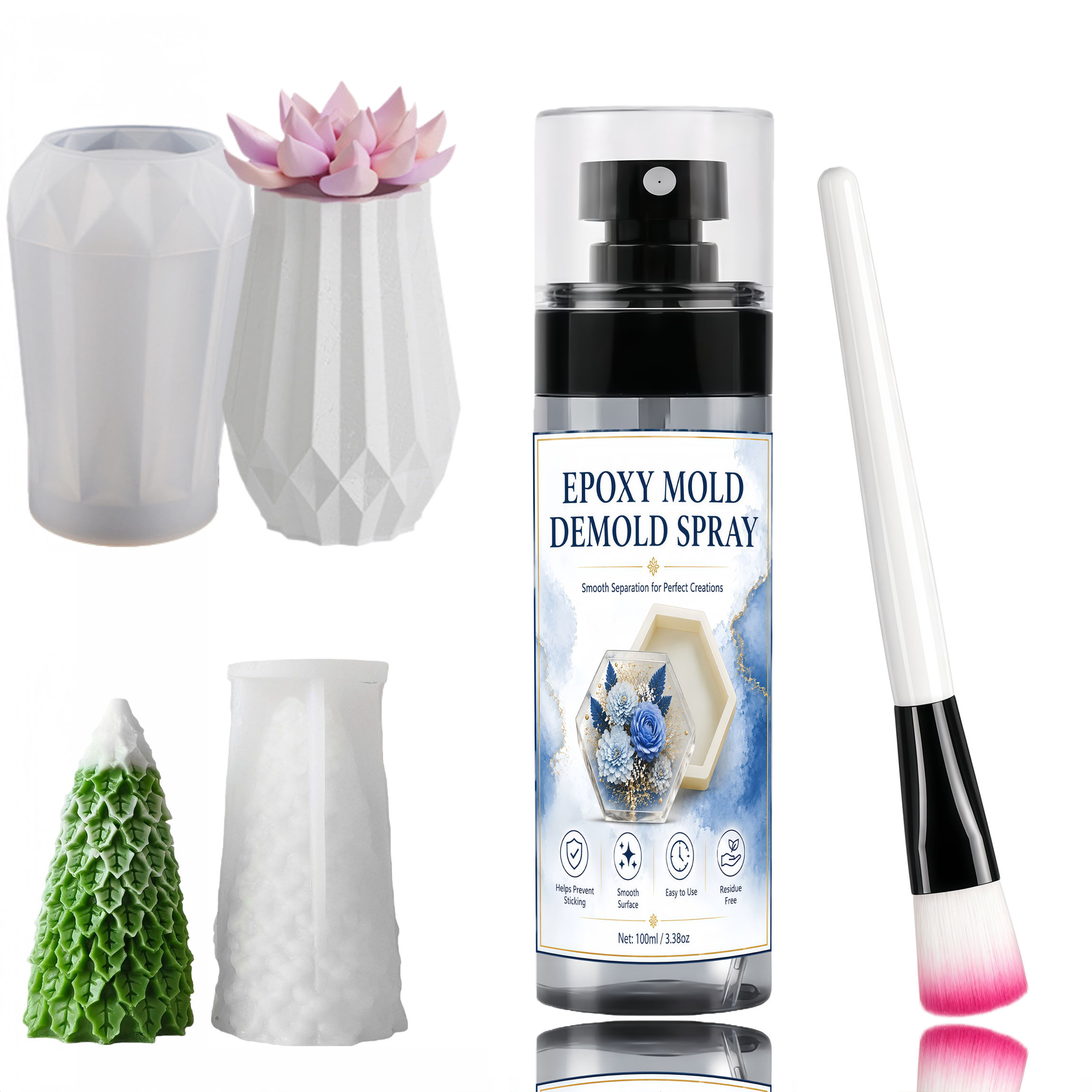 7oz/3.5oz Silicone Mold Releas – Release Spray Silicone Bewertung und Preis