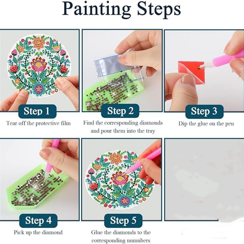 8-piece set/Diamond painting c – Resin Art Diy Bewertung und Preis
