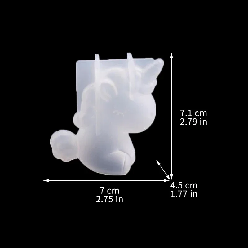 3D Geometric Silicone Unicorn  – Resin Art Clay Bewertung und Preis