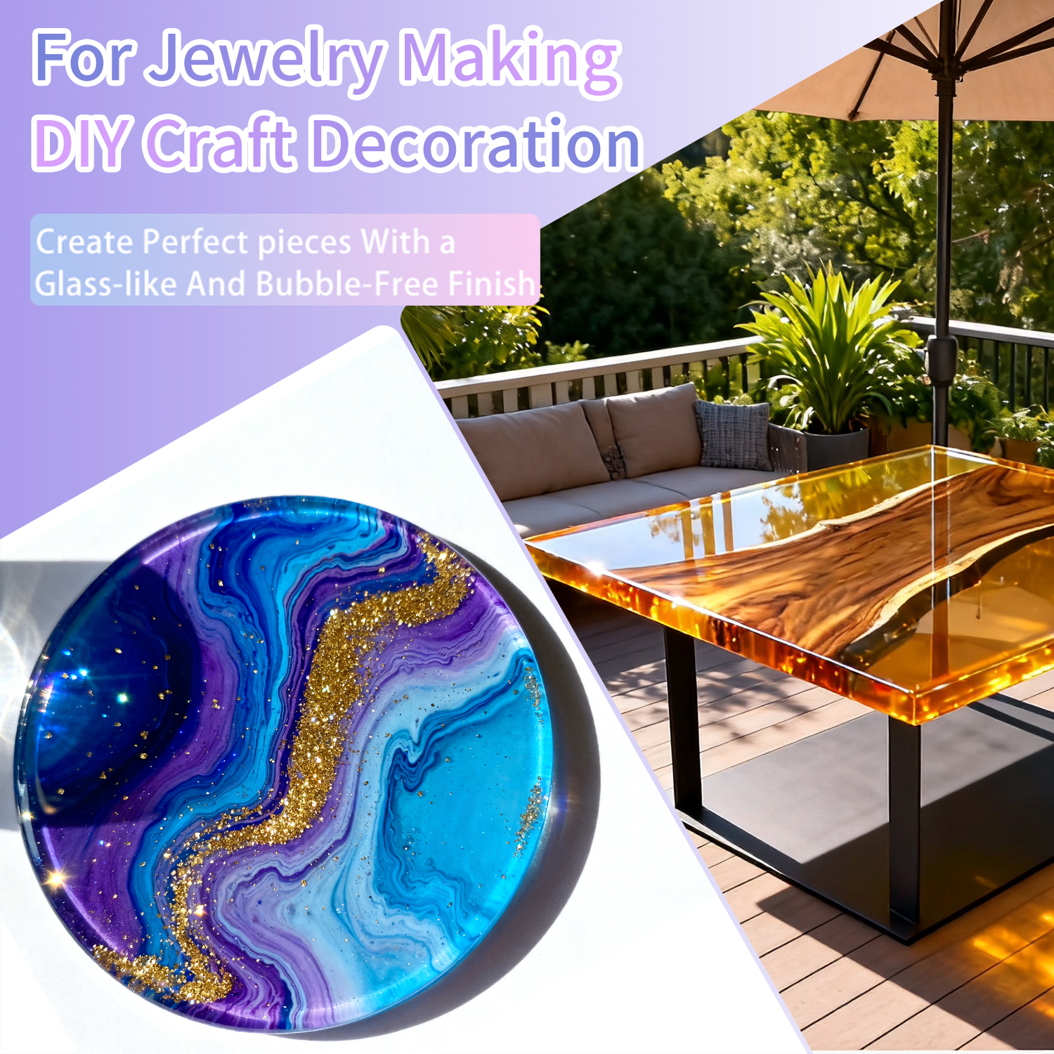 200g UV Resin Crystal Clear Ha – Resin Art Epoxy Bewertung und Preis