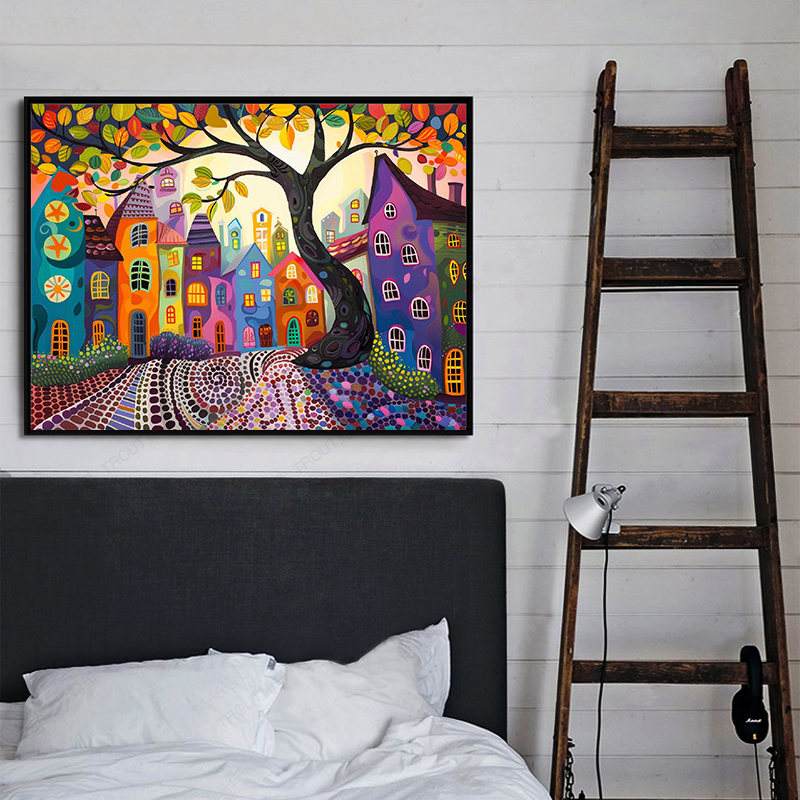 Frameless,Night View 5D Diamon – Resin Art Wall Bewertung und Preis