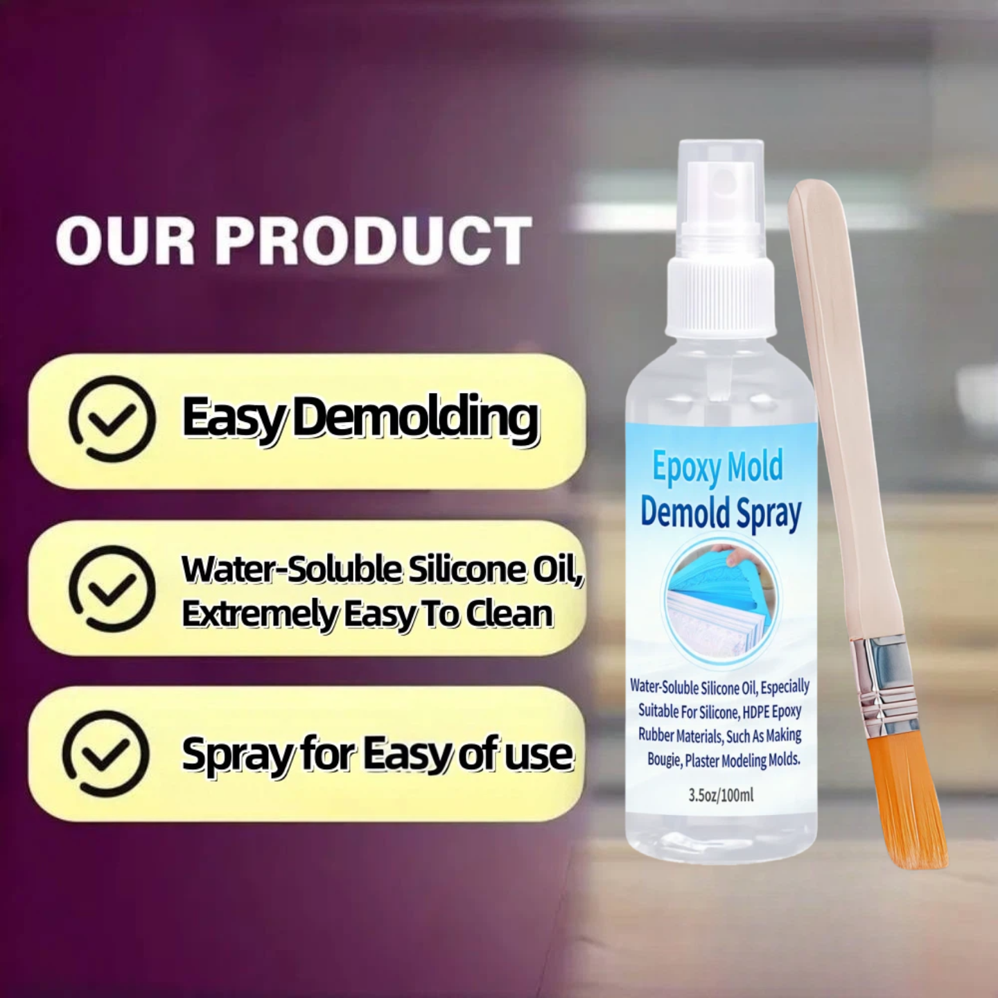 1-Piece Fast-Drying Epoxy Rele – Release Spray Silicone Bewertung und Preis