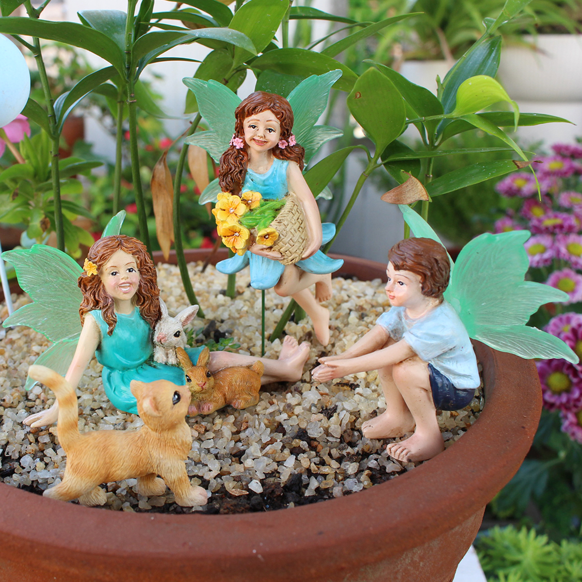 4pc Flower Fairy and Animal Pa – Resin Art And Decor Bewertung und Preis