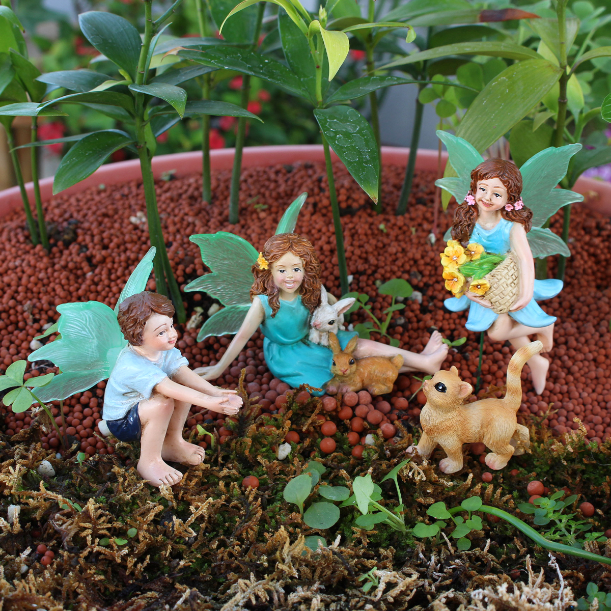 4pc Flower Fairy and Animal Pa – Resin Art And Decor Bewertung und Preis