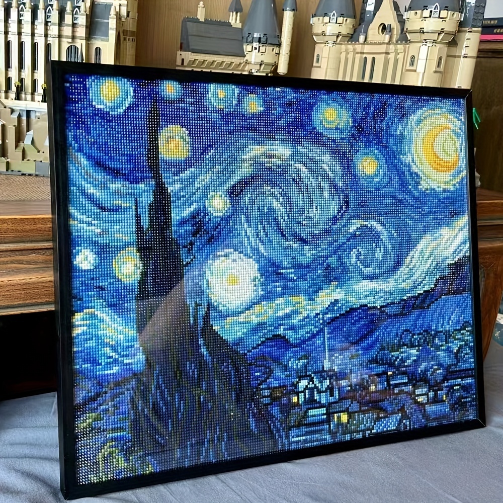 1PC frameless Van Gogh Starry  – Resin Art Kits For Adults Bewertung und Preis