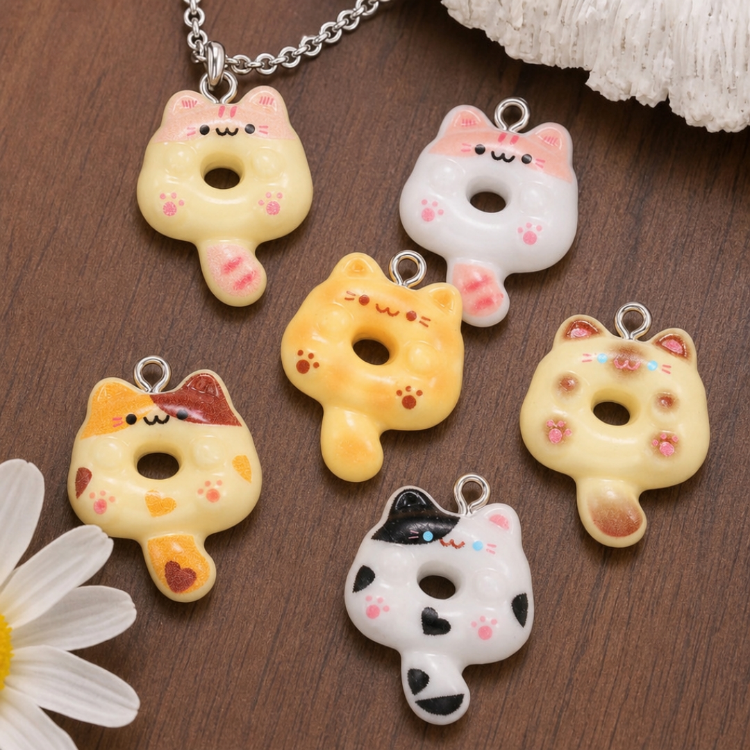 10Pcs Kawaii Cartoon Cat Resin – Resin Art Essentials Bewertung und Preis