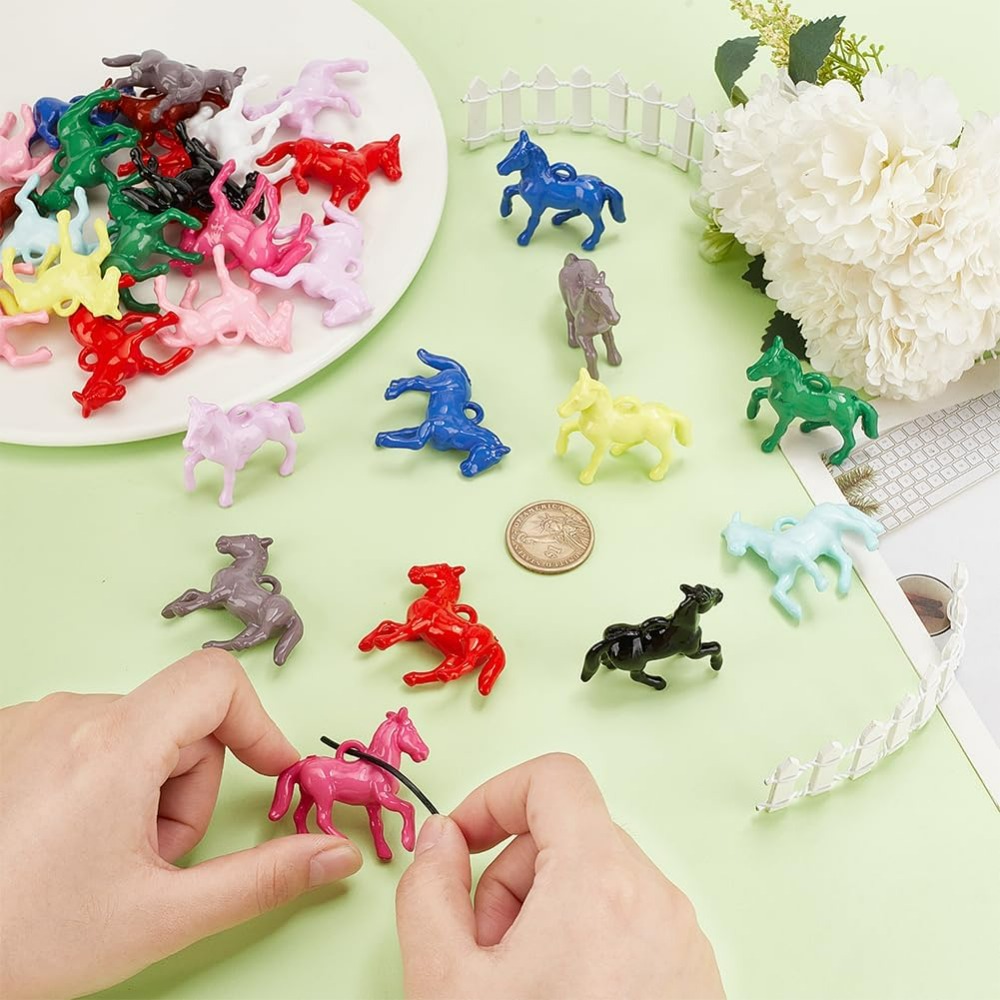 48pcs Opaque Acrylic Pendants  – Resin Art Diy Bewertung und Preis