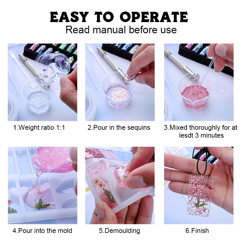 Epoxy Resin Silicone Molds Sta – Resin Art Necklace Bewertung und Preis