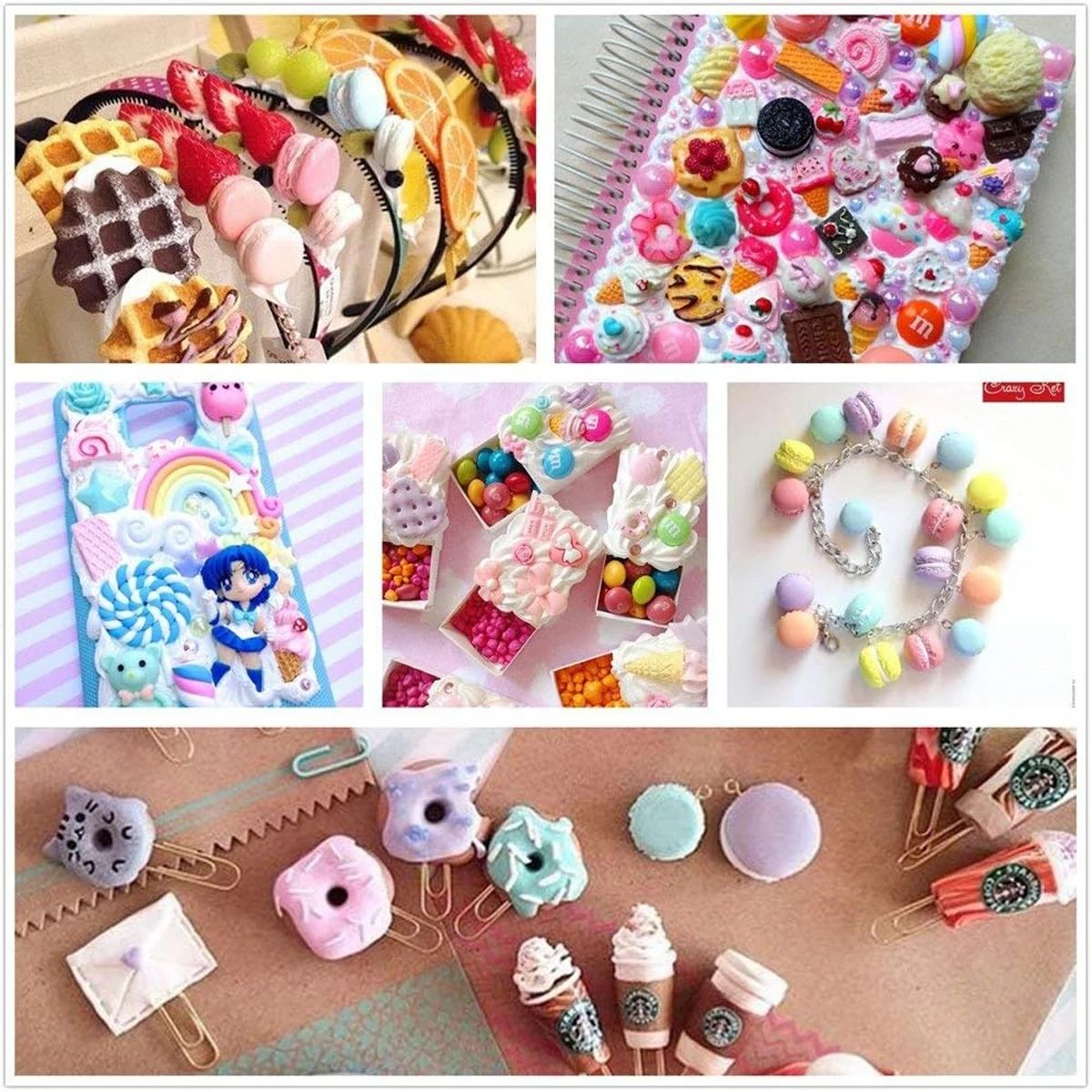 30pcs Random Candy Slime Charm – Resin Art Essentials Bewertung und Preis