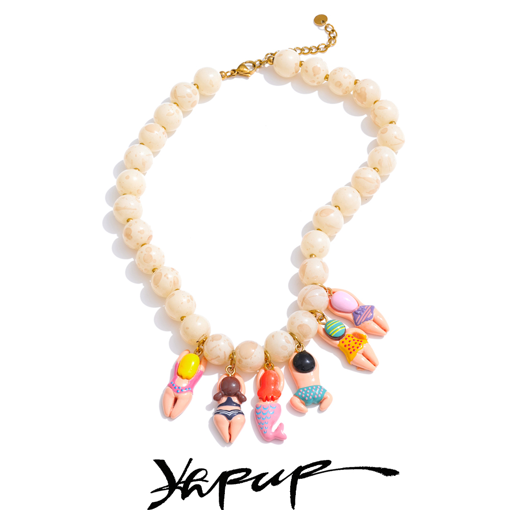 Yhpup Stylish Unique Handmade  – Resin Art Necklace Bewertung und Preis