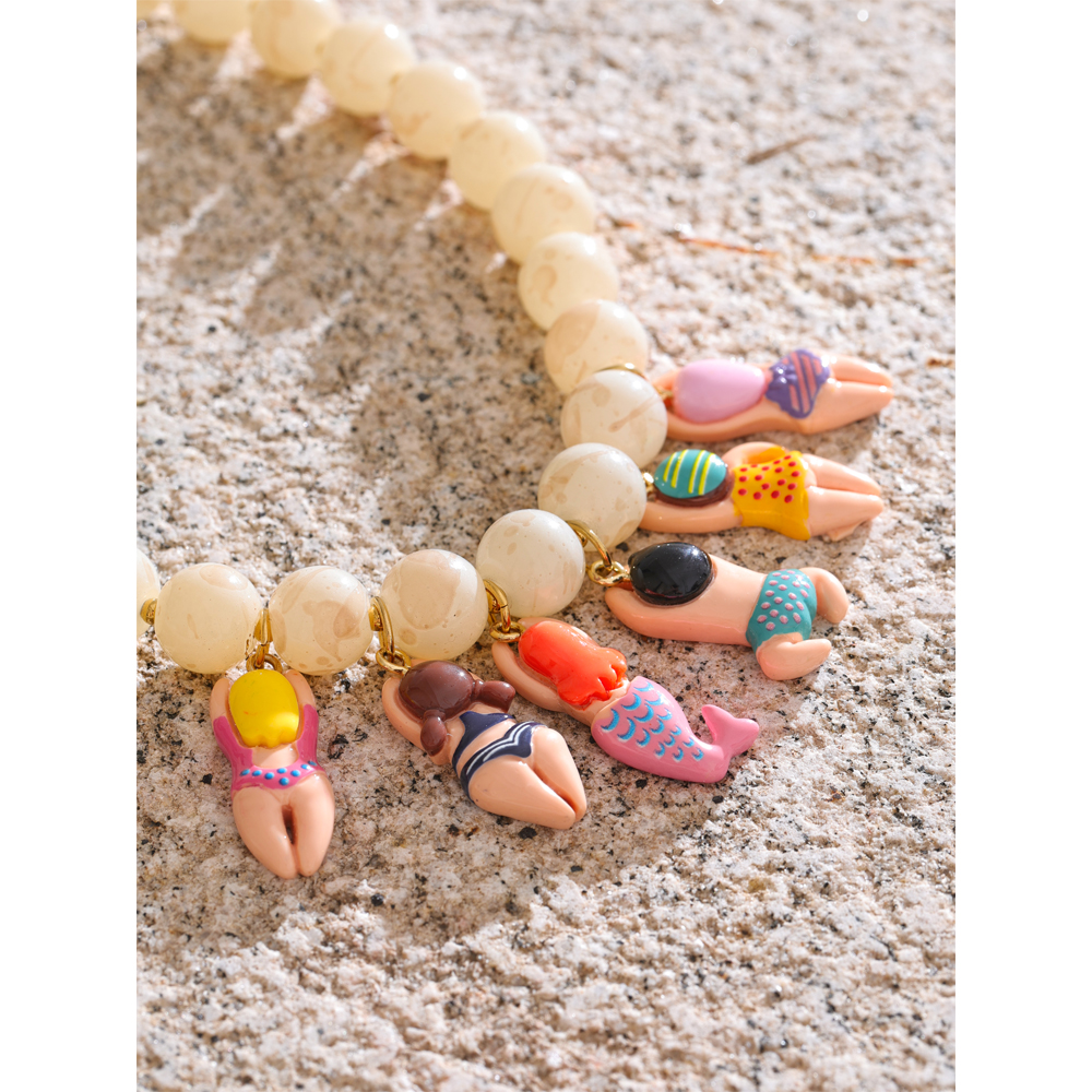 Yhpup Stylish Unique Handmade  – Resin Art Necklace Bewertung und Preis