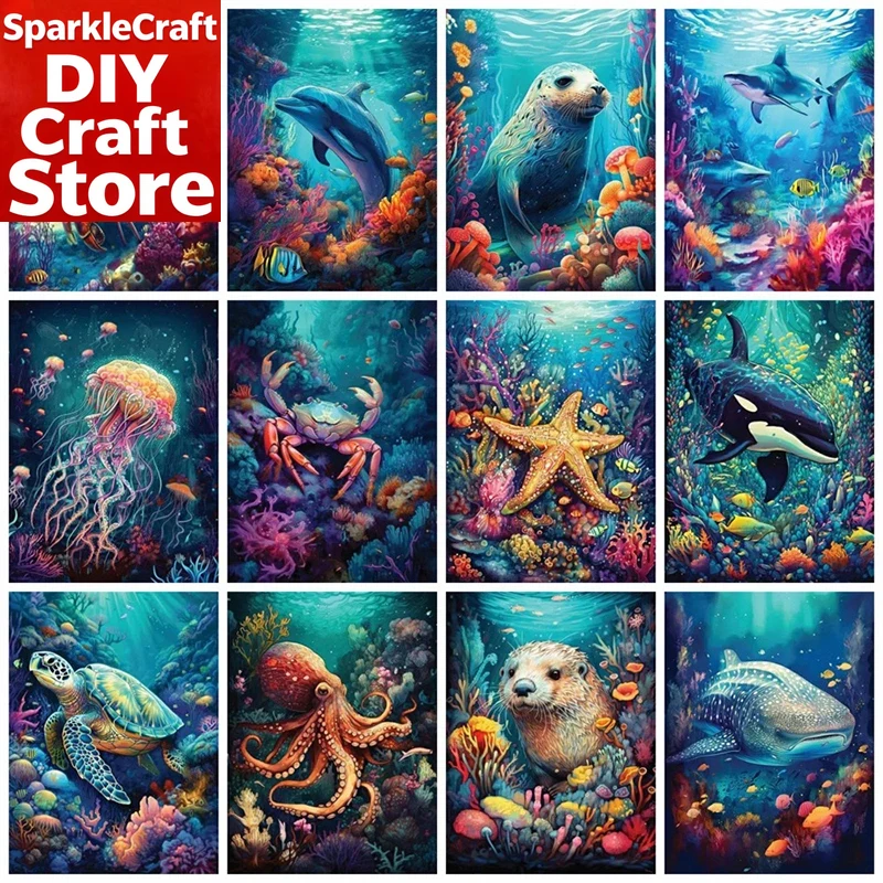 1PC frameless  Full Square Rou – Resin Art Work Bewertung und Preis
